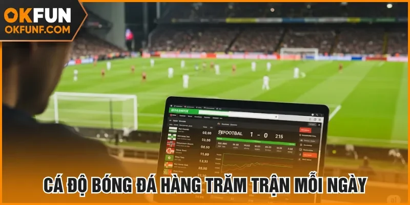 Cá độ bóng đá hàng trăm trận mỗi ngày