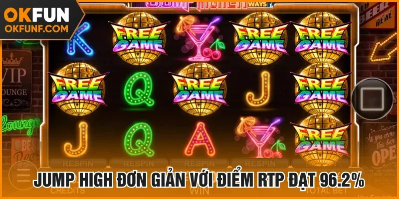Jump High đơn giản với điểm RTP đạt 96.2%