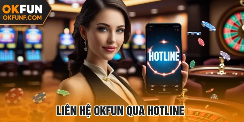 Liên hệ Okfun qua số hotline nhanh chóng