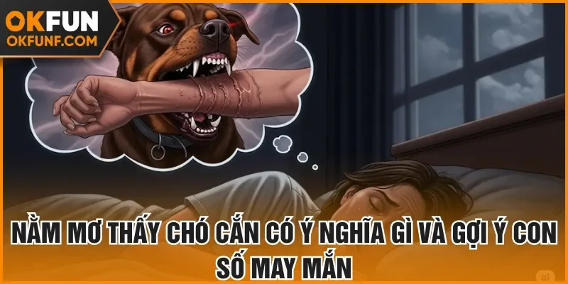 nằm mơ thấy chó cắn