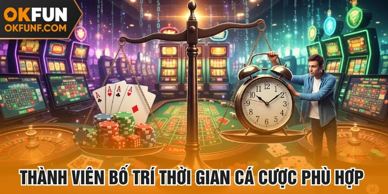 Thành viên bố trí thời gian cá cược phù hợp 